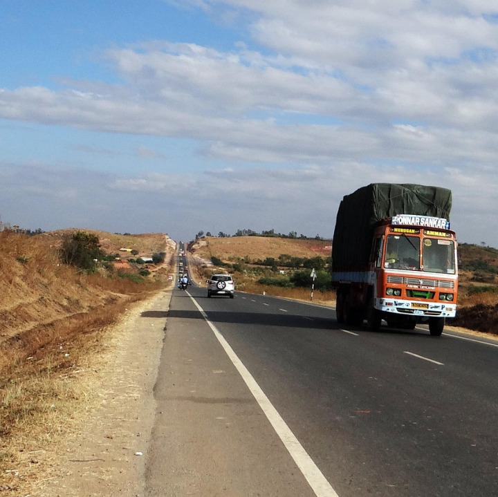 truck highway logistics